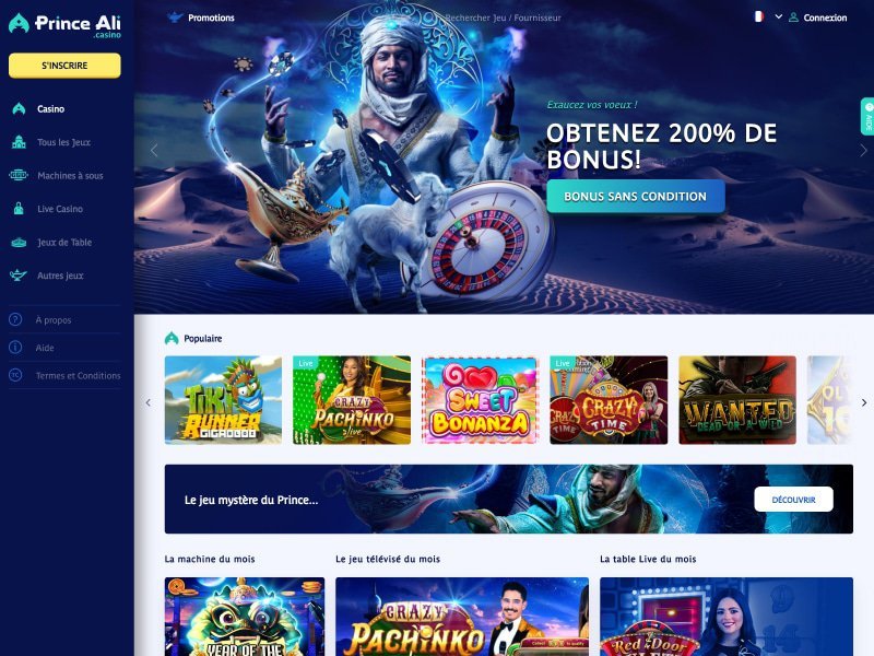 Prince ali casino à France